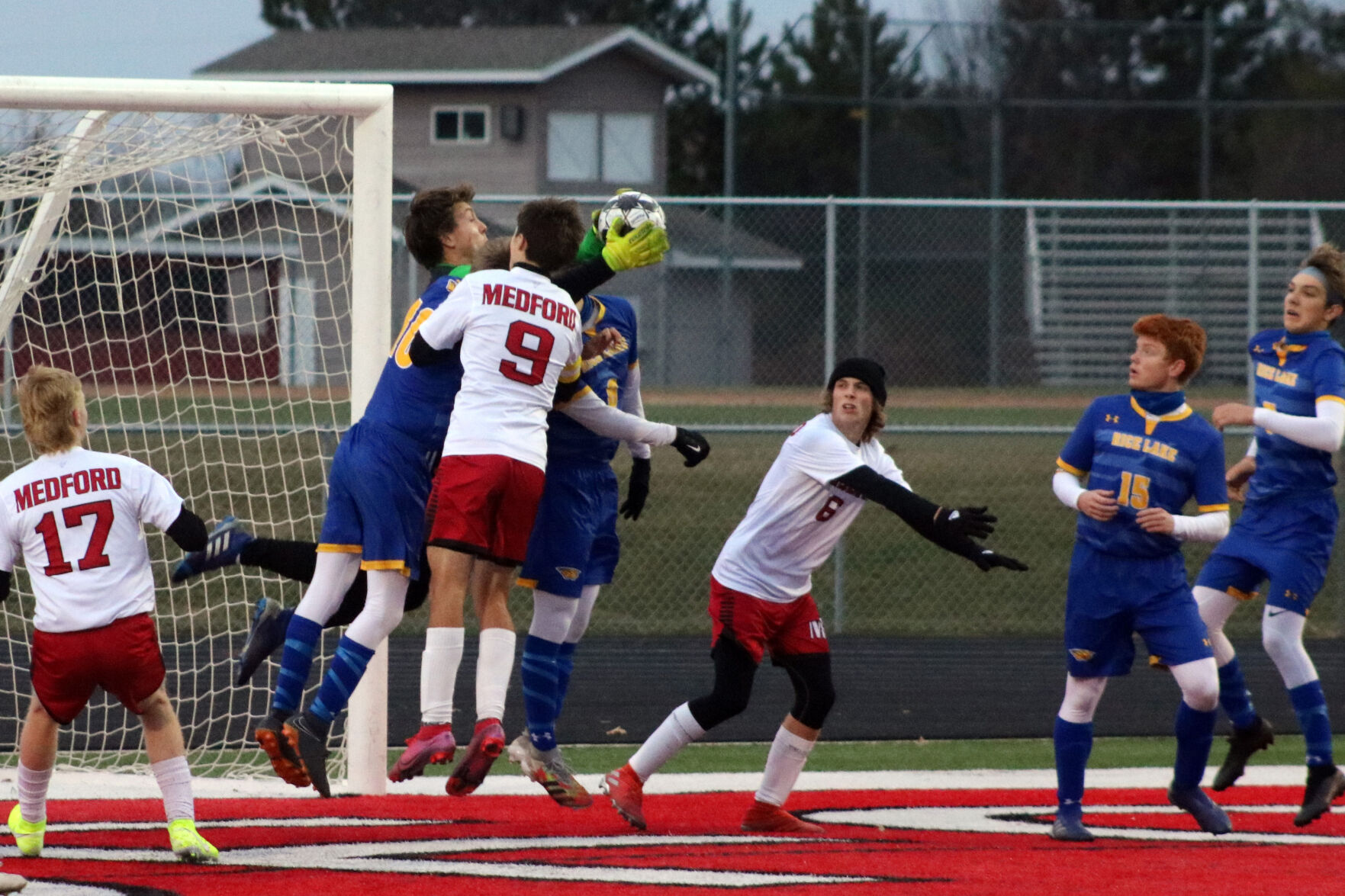 Rice Lake boys soccer Division 2 sectionals vs. Medford 10-31-20